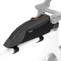 Qunature Bikepacking Oberrohrtasche 1,75L Wasserabweisend Fahrradtaschen Rahmentasche für MTB, Rennrad, E-Bike, Schwarz