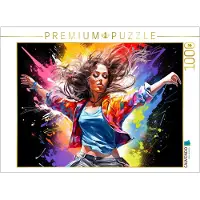 CALVENDO Puzzle. Ein Bild aus dem "Color Dance Art" Kalender. | 1000 Teile, fertige Größe: 64 x 48 cm | Fotopuzzle für entspannte Stunden