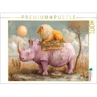 CALVENDO Puzzle – Lustige Tiere | 1000 Teile, fertige Größe: 64 x 48 cm | Fotopuzzle für entspannte Stunden