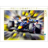 CALVENDO Puzzle: Sergio Pérez aus Mexiko ist der Teamkollege des Weltmeisters Max Verstappen aus den Niederlanden. | 1000 Teile, fertige Größe: 64 x 48 cm | Fotopuzzle für entspannte Stunden