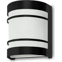 RADAM Kwazar Luminaire - Wandlampe, Wandleuchte, e27, 230V, Max. 60W, IP44, Schwarz