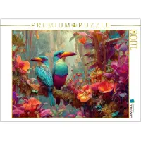 CALVENDO Puzzle – Das Geheimnis des Dschungels | 1000 Teile, fertige Größe: 64 x 48 cm | Fotopuzzle für entspannte Stunden