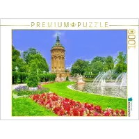 CALVENDO Puzzle, Wasserturm | 1000 Teile, fertige Größe: 64 x 48 cm | Fotopuzzle für entspannte Stunden
