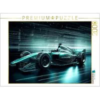 CALVENDO Puzzle. Ein Bild aus dem "Formula E Fantasies"-Kalender. | 2000 Teile, fertige Größe: 90 x 67 cm | Fotopuzzle für entspannte Stunden
