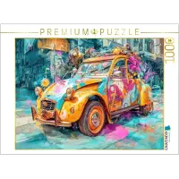CALVENDO Puzzle, Bunte Stadt | 1000 Teile, fertige Größe: 64 x 48 cm | Fotopuzzle für entspannte Stunden