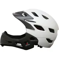 Alle Hersteller Full Covered Kid Helmet Balance Bike Kinder Gesicht weiß_ Eine Größe