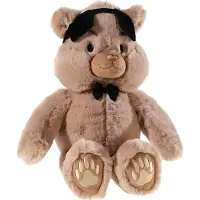Heunec Kuscheltier "Agentenbär Mr. Cool", braun, Plüschfiguren, KinderB:11cm H:36cm, Kuscheltier, B:11cm H:36cm