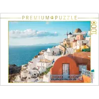 CALVENDO Puzzle, Oia, Santorini | 1000 Teile, fertige Größe: 64 x 48 cm | Fotopuzzle für entspannte Stunden