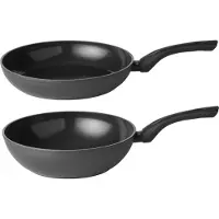 Sola Kochgeschirr Set Stonehenge 2-Delig - Bratpfanne ø 28 cm und Wok-Pfanne ø 28 cm - keramische antihaftbeschichtung