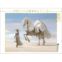 CALVENDO Puzzle: Surrealismus trifft Pferdeliebhaber | 2000 Teile, fertige Größe: 90 x 67 cm | Fotopuzzle für entspannte Stunden