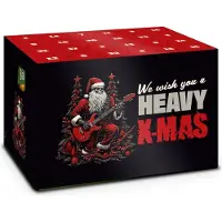 Itenga Adventskalender für Bierkasten Stülper - We wish you a Heavy X-Mas- Bier Adventskalender