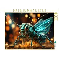 CALVENDO Puzzle, Grashüpfer | 1000 Teile, fertige Größe 64 x 48 cm | Fotopuzzle für entspannte Stunden
