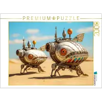 CALVENDO Puzzle, Luftschiff-Fantasy | 2000 Teile, fertige Größe: 90 x 67 cm | Fotopuzzle für entspannte Stunden