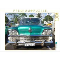 CALVENDO Puzzle: Klassische Buick-Autos in Havanna | 1000 Teile, fertige Größe: 64 x 48 cm | Fotopuzzle für entspannte Stunden