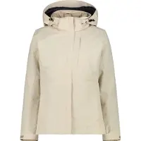 CMP Damen Jacke JACKET ZIP HOOD DETACHBL 33Z1646D-A245 42 - Crema - 42