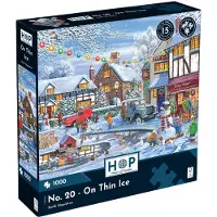 The House of Puzzles Puzzle On Thin Ice 1000 Teile Puzzle Spaß