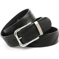 Anthoni Crown Ledergürtel , Damen, Gr. 95, schwarz, Leder, unifarben, Gürtel Ledergürtel, Vollledergürtel in schwarz