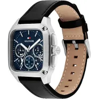 Tommy Hilfiger Herren Armbanduhr Herald 1710756 Quadratisch Quarz 39mm Gehäuse Mineralglas