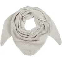 StyleBREAKER Dreieckstuch "Strick Dreiecktuch meliert", Damen, grau (hellgrau), Obermaterial: 80% Viskose CV. 20% Wolle WO., Modisch, Modetücher Dreieckstuch