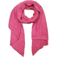 StyleBREAKER XXL-Schal "Asymmetrischer unifarbener Web Schal", Damen, pink (fuchsia), Obermaterial: 100% Viskose CV., Modisch, Modetücher XXL-Schal