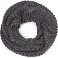 StyleBREAKER Strickschal "Unifarbener Feinstrick Loop" 1 Stk.