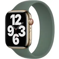 Apple Silikon Solo Loop für Watch | 44/45/46/49 mm - Größe 5 - Eucalyptus