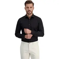 Olymp Businesshemd "No. Six, super slim, Royal Kent", Damen, Gr. 41, Normaler Arm, schwarz, 97% Baumwolle, 3% Elastolefin, Hemden Businesshemd
