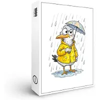 Raxxa Premium-Puzzle "Comic Bird Rainy Day Duty", 1000 Teile
