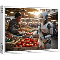 Raxxa Premium-Puzzle "KI im Alltag", 1000 Teile