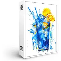 Raxxa Premium-Puzzle "Chroma-Sips Abstractly Rendered Colorful Cocktails.", 1000 Teile