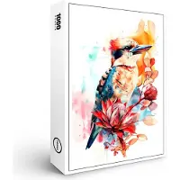 Raxxa Premium-Puzzle "Watercolor Kookaburra on Protea", 1000 Teile