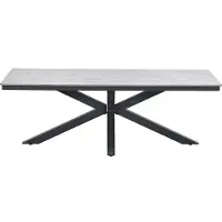 Gardissimo ARMATI Nonwood Alu-Gartentisch Gartenmöbel 220cm (eckig) anthrazit / anthrazit