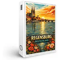 Raxxa Premium-Puzzle "Regensburg", 1000 Teile