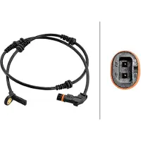 Hella Sensor Raddrehzahl 2-polig Hallsensor 790 mm Kabel für u.a. MB M-KLASSE
