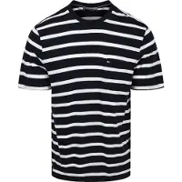 Tommy Hilfiger T-Shirt Streifen Dunkelblau