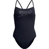 Speedo - Women's Endurance+ Logo Thin Strap One Piece - Badeanzug Gr 42 blau