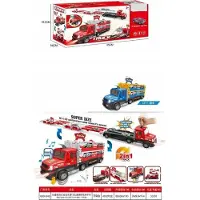 Ramiz 2-in-1 Launcher Truck + Zubehör Blau