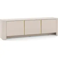 3Xeliving TV-Schrank, Kaschmir, 168 x 39 x 52 cm Modernes Möbel mit abgerundeten Kanten