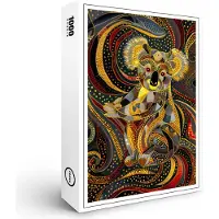 Raxxa Premium-Puzzle "Koala in Aborigine Dot Art Style", 1000 Teile