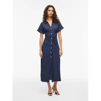 Vila Vichania Kurzärmeliges Maxikleid