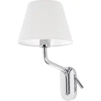 Faro 24007-10, Oberfläche, E27, IP20, Chrom, Weiß