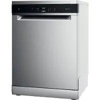 Whirlpool WFC 3C42 P X, Freistehend, Standardgröße (60 cm), Edelstahl, Schwarz, Tasten, 1,3 m