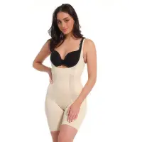 Magic bodyfashion Shaping-Body , Damen, Gr. M, N-Gr, beige (latte), Mikrofaser, Obermaterial: 75% Polyamid, 25% Elasthan, Bodys Shaping-Body, feste Formung von Bauch, Taille, Rücken und Oberschenkeln
