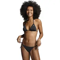 Puma Triangel-Bikini-Top "SWIM WOMEN TRIANGLE TOP", Damen, Gr. XL, N-Gr, schwarz, Obermaterial: 80% Polyamid, 20% Elasthan, Bikini-Oberteile Triangel-Bikini-Top, zum Binden, Neckholder