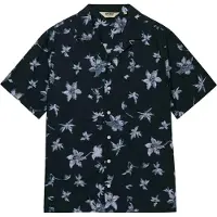 Superdry für Herren. M4011137A Hemd Cabana Print navy (XL), Lässig, Baumwolle, Kurzarm, Marine