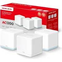 TP-LINK Mercusys HALO H1500X, Weiß, Intern, Mesh-System, 550 m², Dual-Band (2,4 GHz/5 GHz), Wi-Fi 6 (802.11ax)