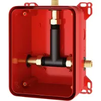 Kwc Rohbauset, F3, Systembox R3, Duschen, Warm- und Kaltwasser