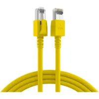 EFB Elektronik EFB DCK1001GE.20 RJ45 Patchkabel S/FTP, Cat.6A, VC LED, 20m, gelb DCK1001GE20