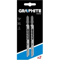 Graphite Sägeblätter für Schweifsäge, 6 TPI, T-Griff, 2-er Set