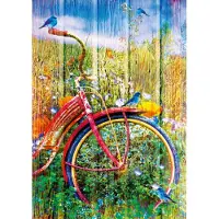 Bluebird Puzzle Puzzle Bluebirds on a Bicycle - 1000 Teile